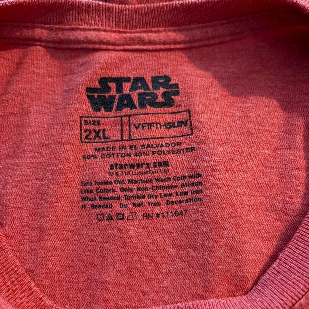 Men’s Star Wars Hero’s Group Shot Vintage Poster Short Sleeve Tee Size 2XL - Picture 2 of 7